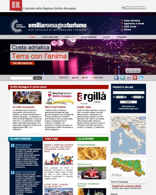 Emiliaromagnaturismo Website