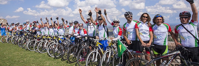 Dal Brasile in Emilia Romagna sulle strade di Pantani. Quattro bike tour di 14 ciclisti provenienti da S. Paolo