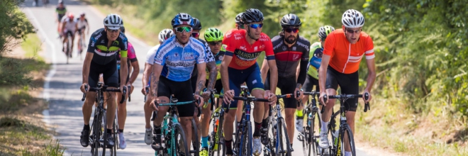 Quattro bike giornalisti da Australia, Canada, Belgio e Germania ospiti di un Press Trip nel weekend della Granfondo Squali 2019