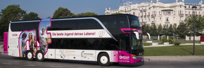 Vacanze col bus in Emilia Romagna:  da Apt Servizi Emilia Romagna gara per campagne di promozione