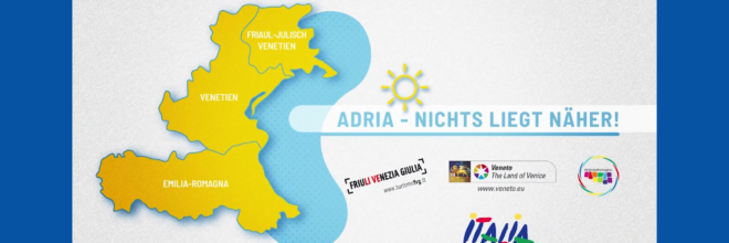 Romagna, Veneto e Friuli Venezia Giulia: Niente di più vicino! La Riviera dell’Alto Adriatico si promuove insieme in tv in Germania
