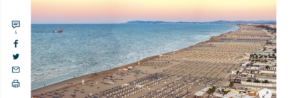 Rimini e la Riviera Romagnola tra ieri e oggi   sul quotidiano tedesco “Welt am Sonntag”
