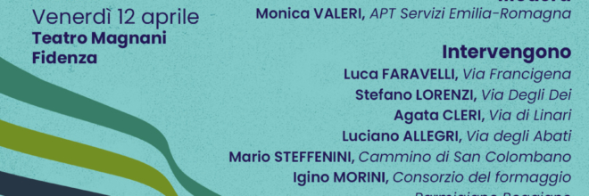 “Camminare in Emilia-Romagna 2024”: venerdì 12 aprile un convegno promuove i Cammini regionali al Francigena Fidenza Festival