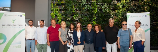 “In Emilia-Romagna c’è una vacanza per me”, al via la seconda parte del progetto con testimonial la campionessa paralimpica Giulia Ghiretti e il comico Paolo Cevoli. Coinvolti i territori dell’intera regione, al centro le persone con disabilità. Rontini e Frisoni: “Vogliamo essere sempre più attrattivi e inclusivi con l’obiettivo di costruire una nuova cultura dell’accessibilità”