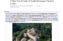 Forbes incorona i Castelli dell’Emilia-Romagna  meta perfetta da scoprire a passo lento, tra storia ed enogastronomia